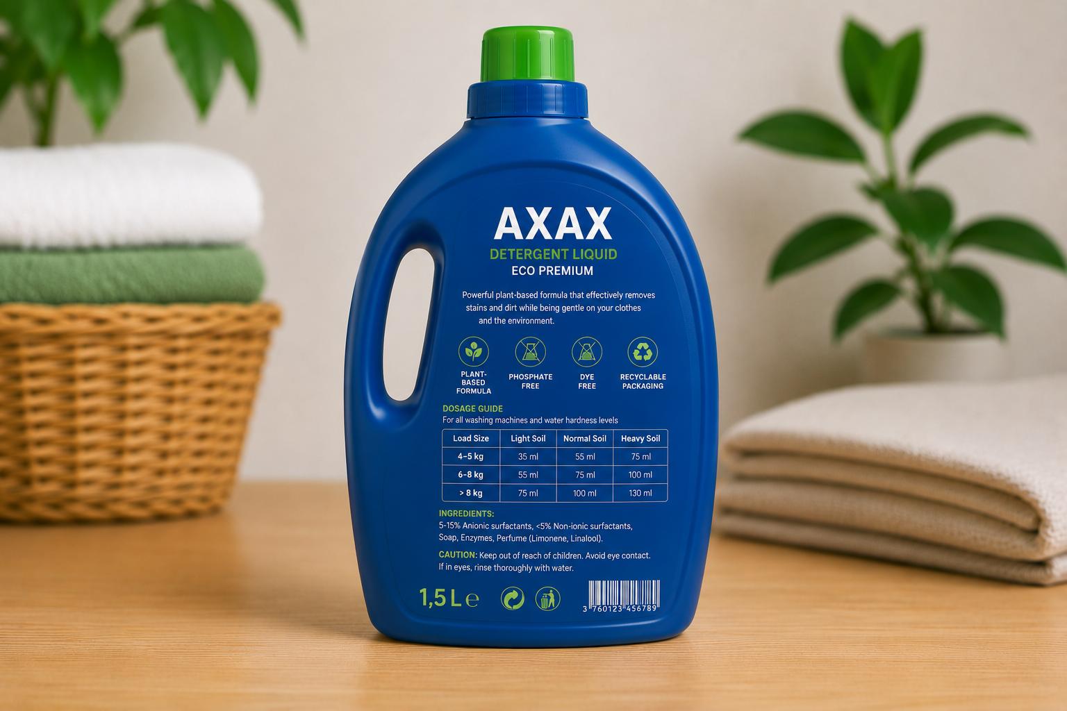 AXAX Premium Blue — back view